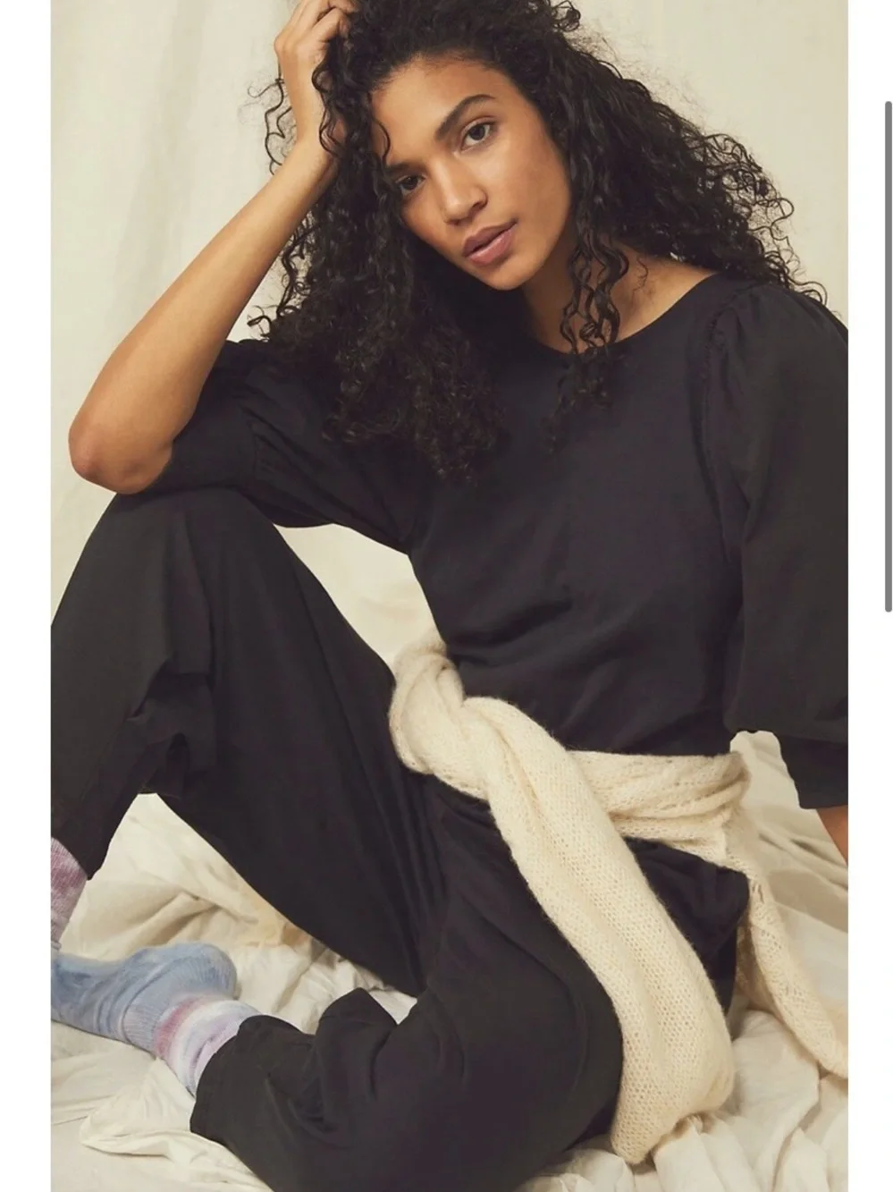 Free People Jackie One Piece Jumpsuit in Black Size M